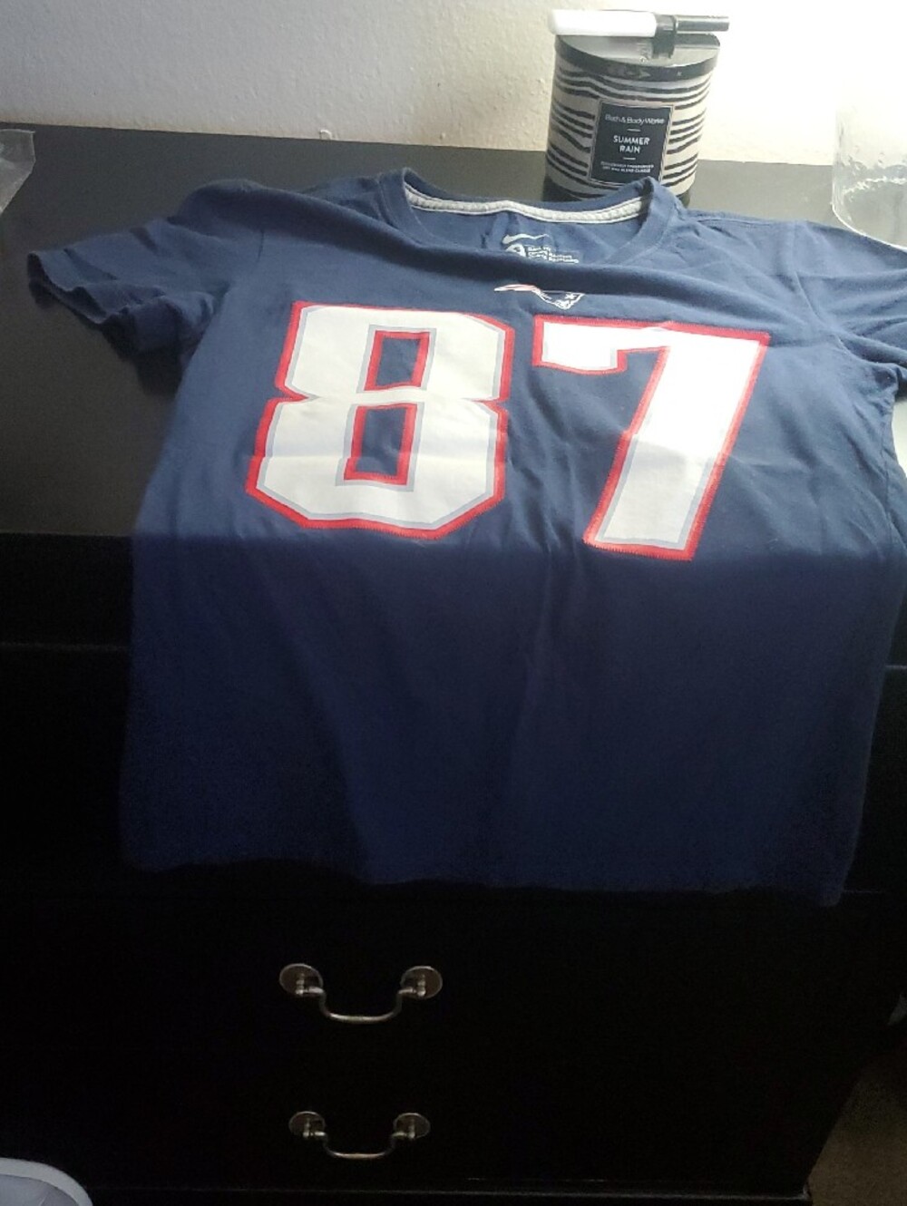 Gronkowski 87 Navy Football Tee - Picture 6 of 6
